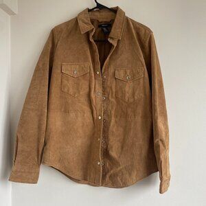 Forever 21 Suede Overshirt